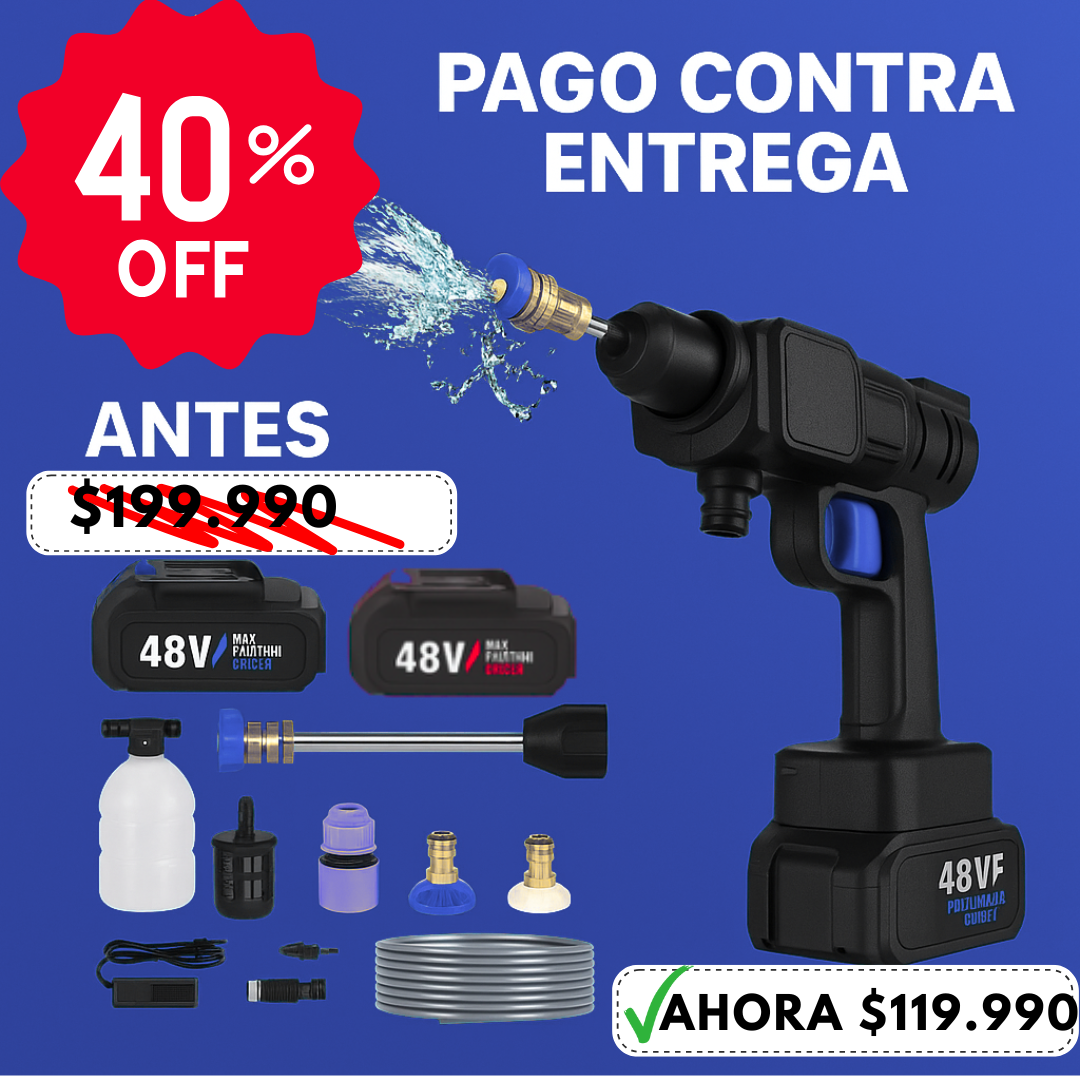 Hidrolavadora Inalambrica Portátil