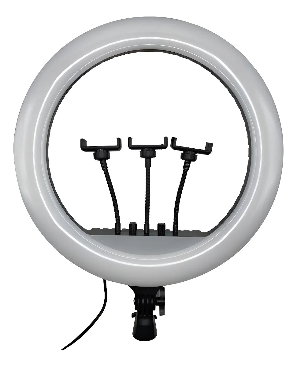 Aro De Luz Blanca 45cm + Control + 3 Soportes
