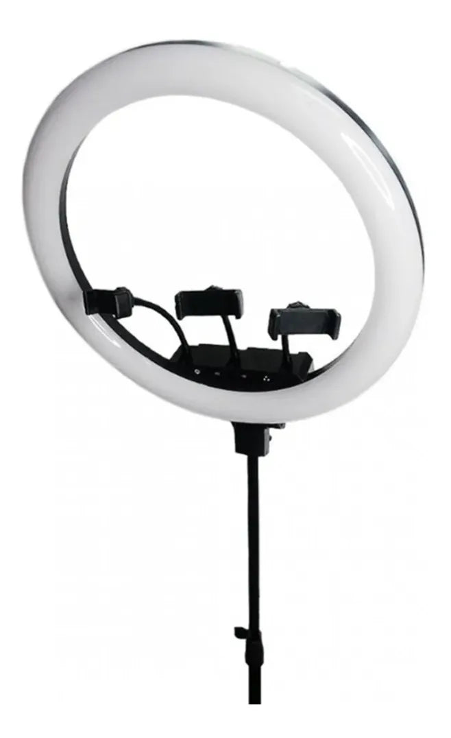 Aro De Luz Blanca 45cm + Control + 3 Soportes